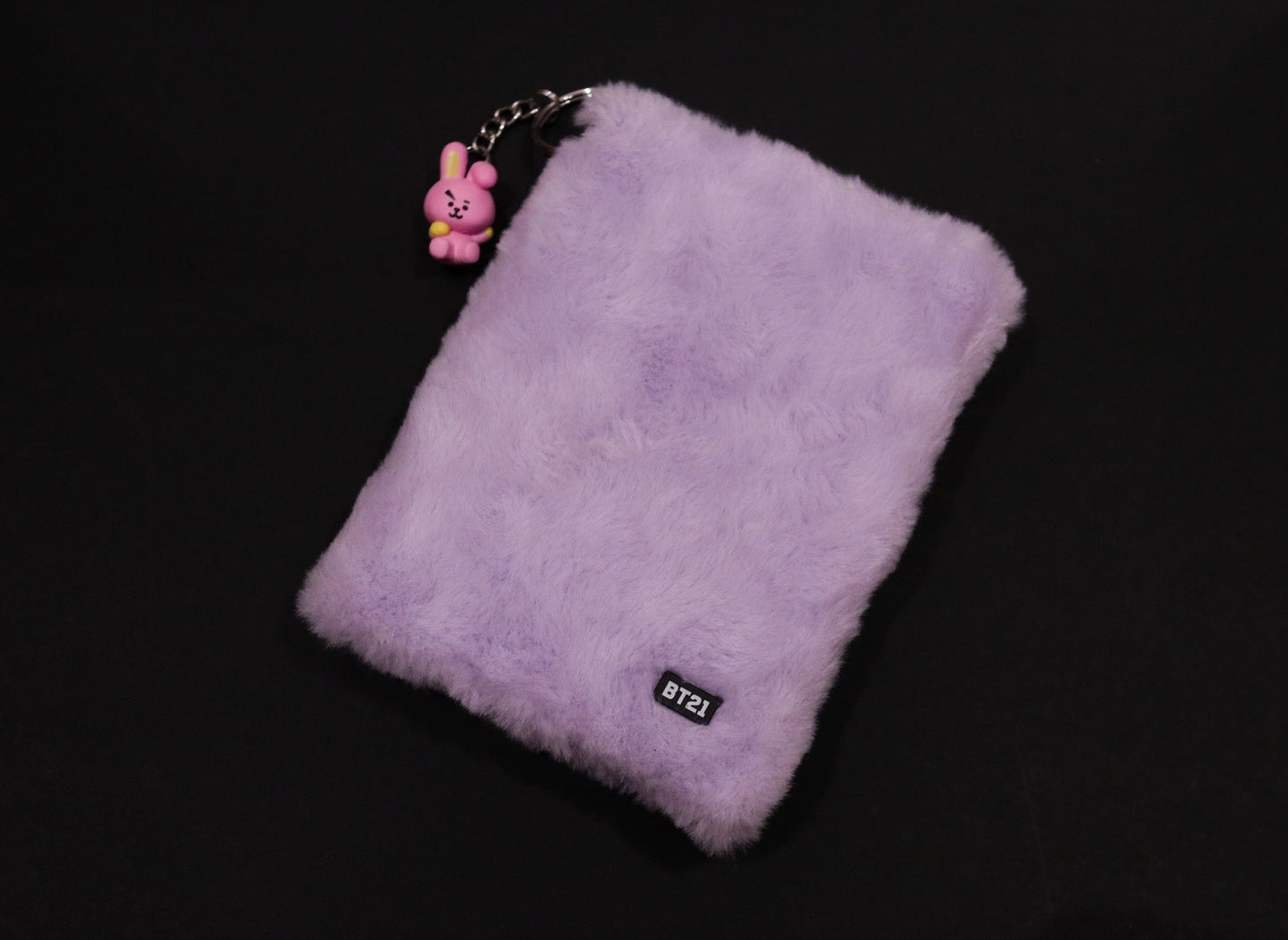 BT21 FUR PASSPORT COVER - COOKY