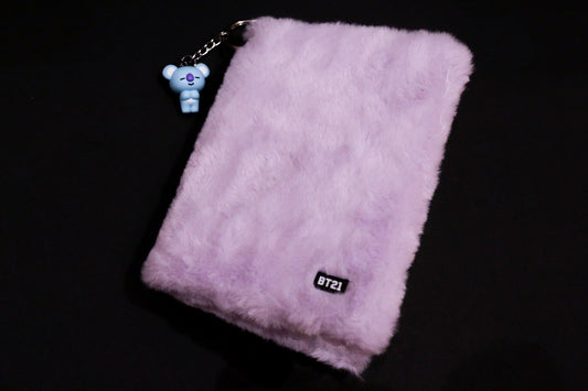 BT21 FUR PASSPORT COVER - Koya