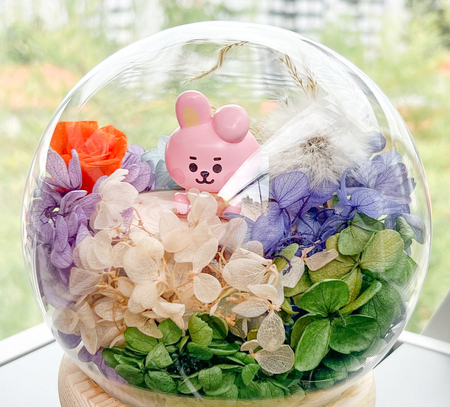 BT21 FLOWER DOME - Cooky