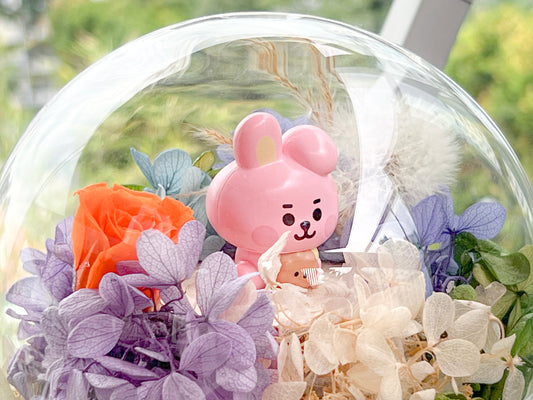 BT21 FLOWER DOME - Cooky