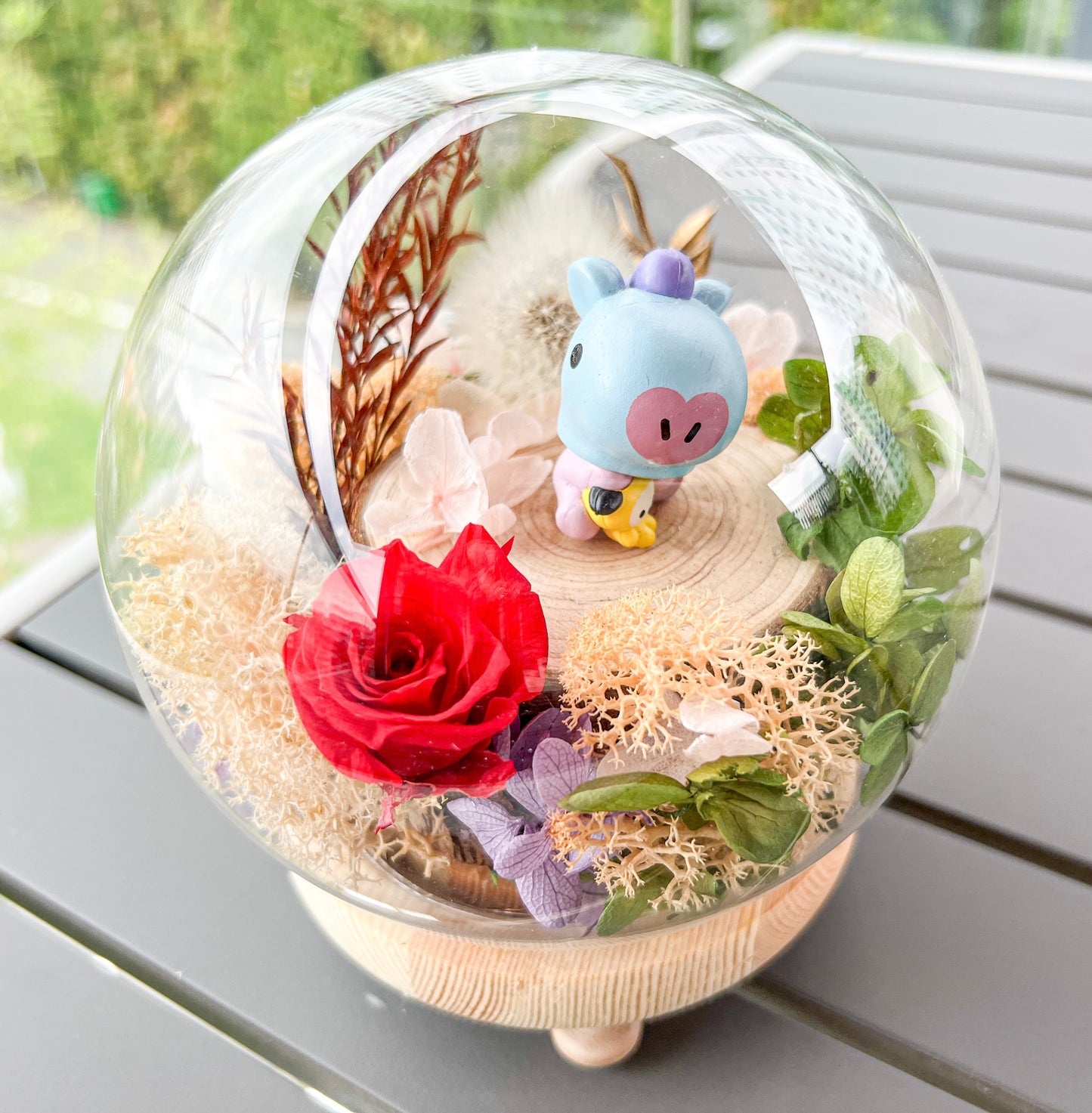 BT21 FLOWER DOME - Mang