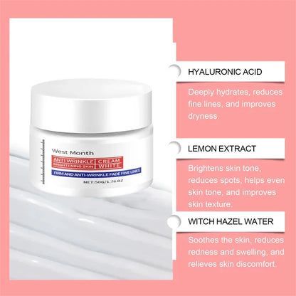 Collagen Face Cream Firming Lifting Fine Line Deep Anti Sagging Wrinkle Anti-Aging Products Brighten Serum Korean Skin Care Set