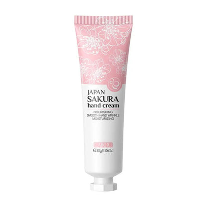 Collagen Sakura Hand Cream Skin Soften Nourish Anti-drying Deep Moisturizing Skin Care Cracked Repair Products