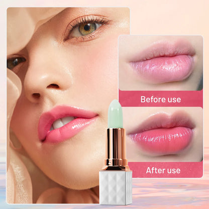 Shea Butter Moisturizing Color Change Lip Balm Skin Care Anti Aging Makeup Lip Care Beauty Nourishing Lipstick Plant Essence