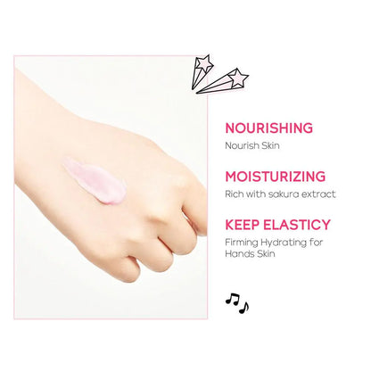 Collagen Sakura Hand Cream Skin Soften Nourish Anti-drying Deep Moisturizing Skin Care Cracked Repair Products