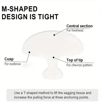 Silicone Anti-Wrinkle Face Patches, Reusable Forehead Eye Smile Line Pads, Firming Moisturizing Skincare, Safe for All Skin