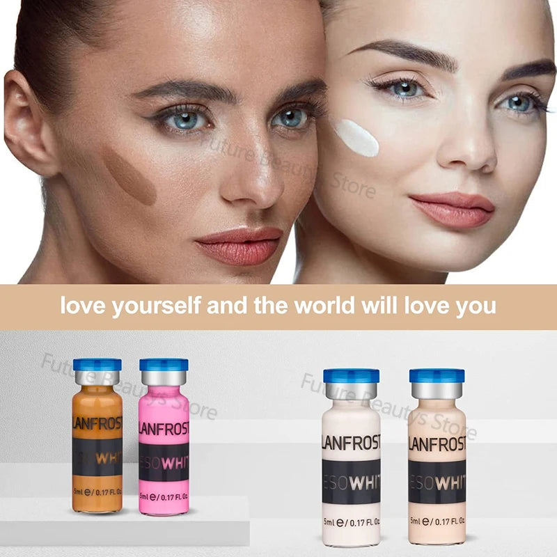 Korea 5ml Face BB Cream Glow Serum Kit Niacinamide/Peptides Sunscreen Foundation Cream Moisturizing Concealer Skin Care Beauty