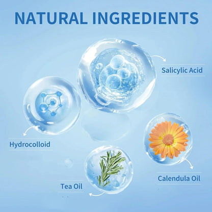 24pcsHydrocolloid Acne Stickers Daily Skincare Spot Covers Gentle Non-Drying, Individually Packaged, Waterproof & Oil-Absorbing