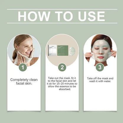 10pcs REFRESHING SEA KELP DEEP moisturizing MASK Seaweed hydrating firming Tightening MASK Improves skin elasticity skin care