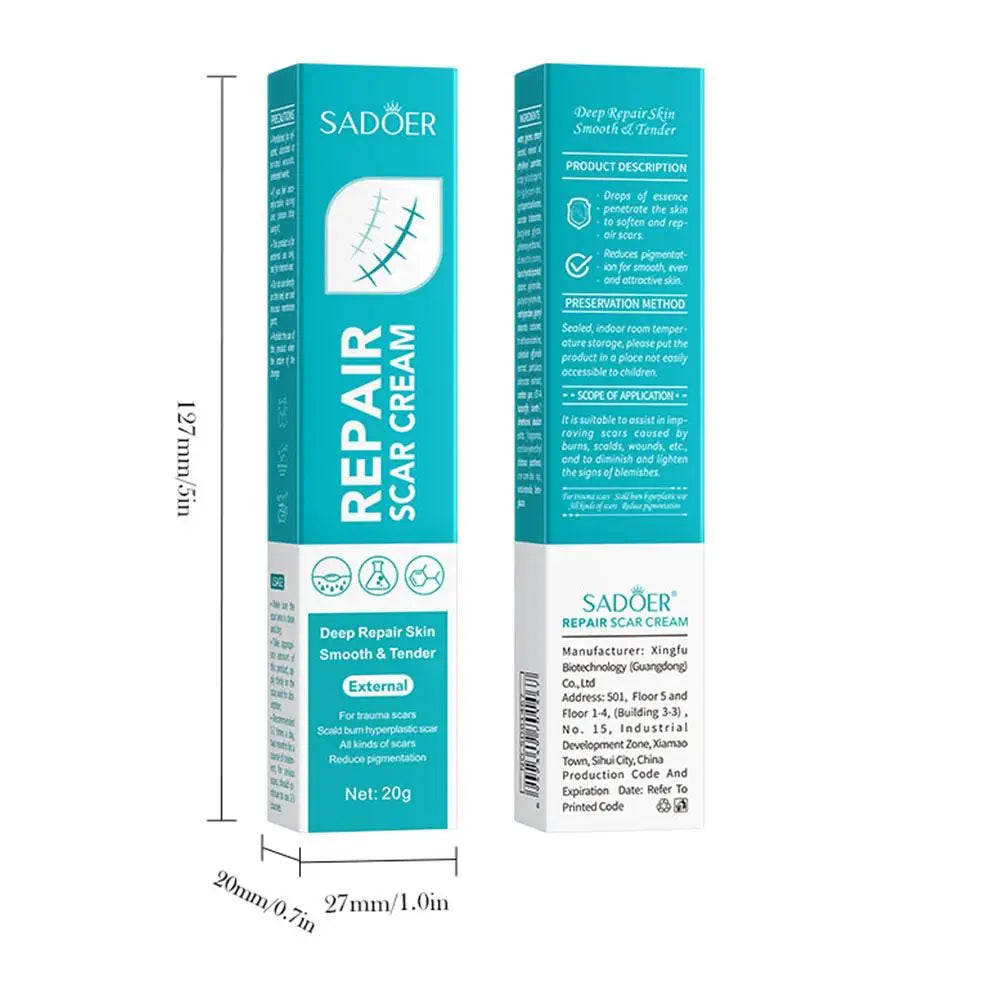 SADOER Scar Repair Cream Repairing Scald Moisturizing Rejuvenating Hydrating Firming Face Cream Facial Skin Care Products