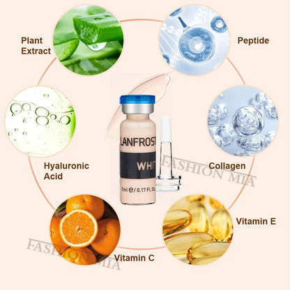 Korea 5ml Face BB Cream Glow Serum Kit Niacinamide/Peptides Sunscreen Foundation Cream Moisturizing Concealer Skin Care Beauty