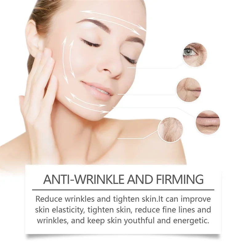 Collagen Face Cream Firming Lifting Fine Line Deep Anti Sagging Wrinkle Anti-Aging Products Brighten Serum Korean Skin Care Set