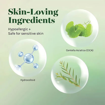 24pcsHydrocolloid Acne Stickers Daily Skincare Spot Covers Gentle Non-Drying, Individually Packaged, Waterproof & Oil-Absorbing