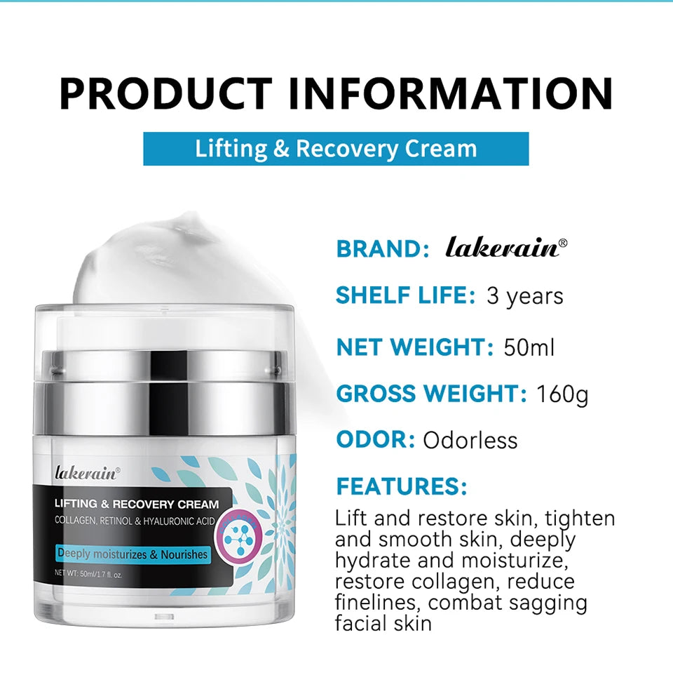 Retinol Face Cream Anti-wrinkle Anti-aging Moisturizing Hyaluronic Acid Vitamin C Facial Cream Skincare Face Whitening Creams