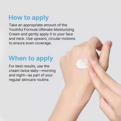 Nida Ultimate Moisturizing Facial Cream Nourishing Even Skin Tone Reduce Dark Spot Collagen Niacinamide Hyaluronic Acid Skincare